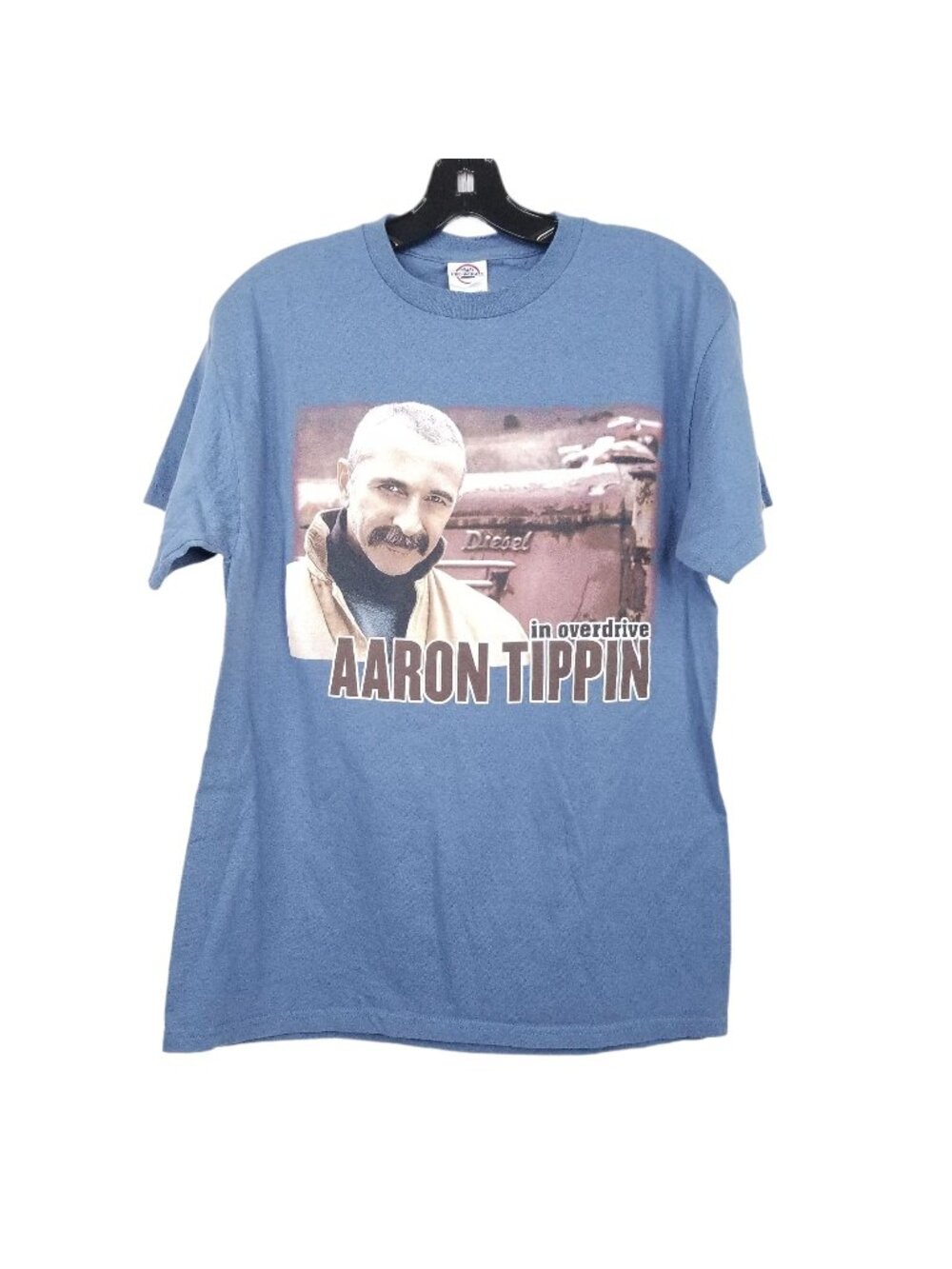 Aaron Tippin In Overdrive T-Shirt M Country Music Trucker 2009 Concert Tee